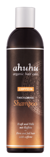 ahuhu organic hair care COFFEIN THICKENING Shampoo