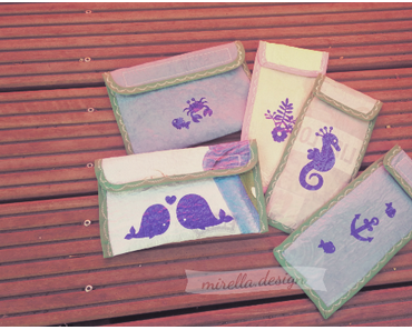 Plastiktüten Up-cycling und Vinyl Motive