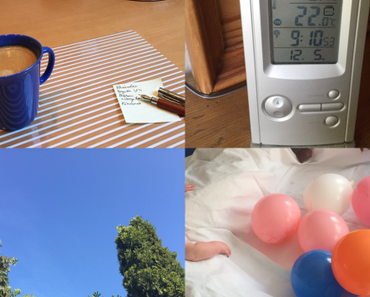 12 von 12 im Mai 2016 – oder – Von blauem Himmel, bunten Ballons und literarischem Putzen