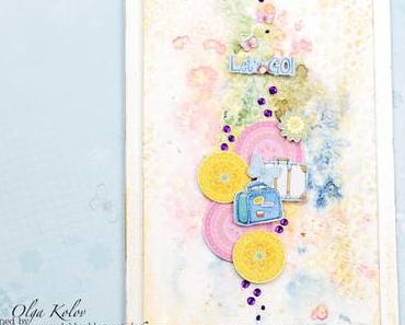 Young & Free - Colorful Card with ScrapBerry's