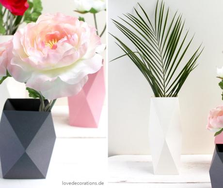 DIY Origami Vase #4
