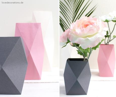 DIY Origami Vase #4