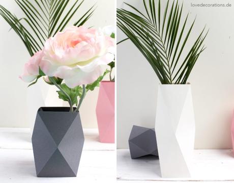 DIY Origami Vase #4