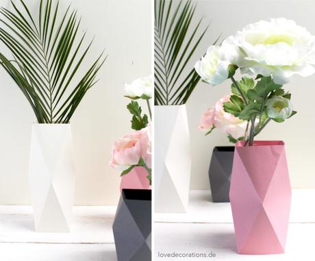 DIY Origami Vase #4