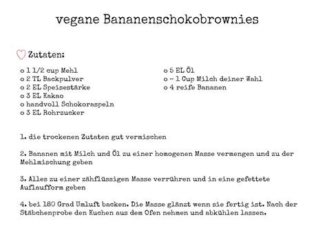 schokoladig leckere vegane Bananen BrowniesWie schon beri...