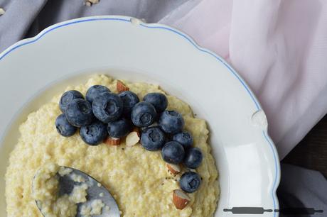 süßes Hirse Risotto mit Blaubeeren / Blueberry Millet Risotto Recipe