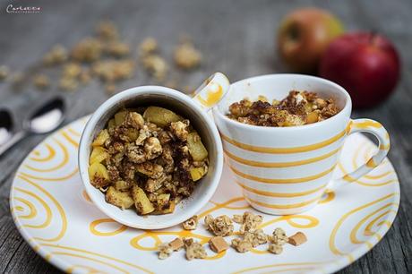 Apfel Müsli Knusper Crumble