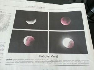 Fotos der Mondfinsternis 2015