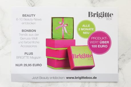 Die vollgepackt BRIGITTE Box im Mai/April!