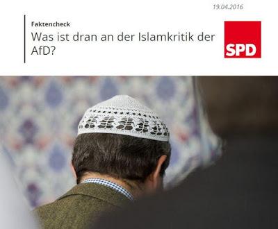 Der 'Faktencheck' der SPD widerlegt nicht die Aussagen der AfD zum Islam, sondern er bestätigt diese noch