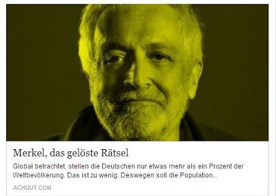 Bundespolitik: Deutschland doch erst 2050 Weltmeister in der Bevölkerungsdichte?