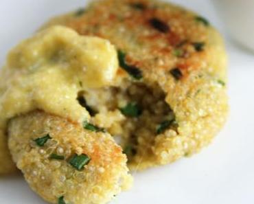 Quinoa Patties mit schnellem Mango Chutney - Vegi Dinner