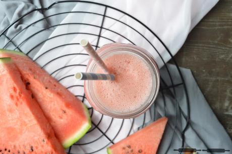 Wassermelonen Himbeer Drink / Watermelon Raspberry Drink
