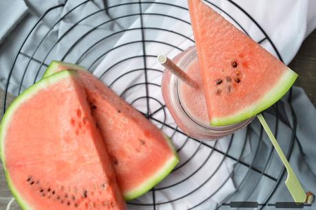 Wassermelonen Himbeer Drink / Watermelon Raspberry Drink