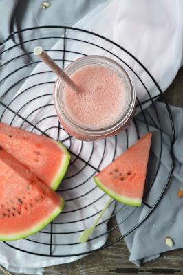 Wassermelonen Himbeer Drink / Watermelon Raspberry Drink