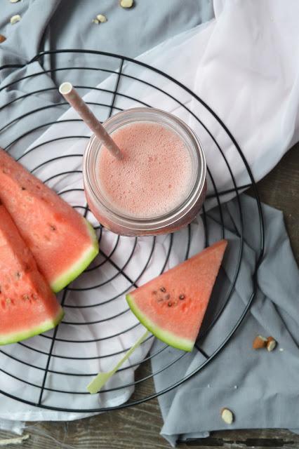 Wassermelonen Himbeer Drink / Watermelon Raspberry Drink