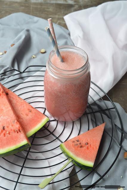 Wassermelonen Himbeer Drink / Watermelon Raspberry Drink