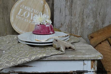 gefrorenes Törtchen mit Brombeeren / Frozen Blackberry Cake