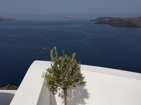 Blau und Weiß – oder – Grüße von Santorini