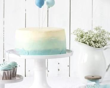 Ballon-Ombré-Törtchen & Schoko-Cupcakes – ein Mini-Sweettable