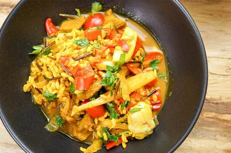 Lamm Paella mit Fenchel und Artischocken