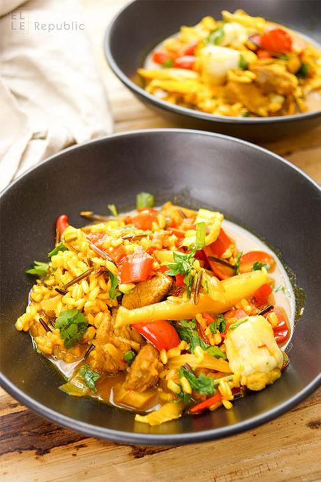 Lamm Paella mit Fenchel und Artischocken