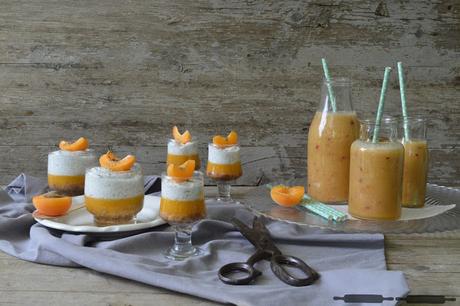 Marillen Smoothie / Smoothie with Apricots and Nectarines