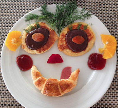 Bei so einem fröhlichen Frühstücksteller lacht so gar das grösste Morgenmuffel-Kind.