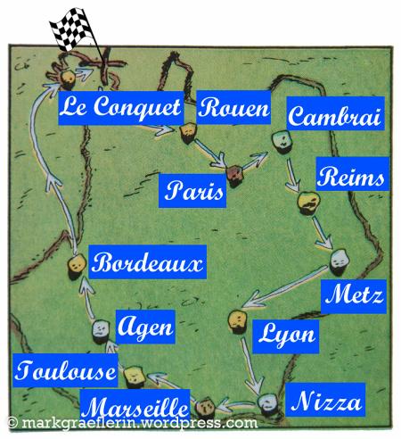 Asterix Tour de France Route