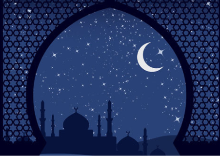 Der Neumond am Himmel markiert den Beginn des Fastenmonat Ramadan. In einige islamischen Ländern beginnt der Ramadan erst, wenn Religionsgelehrte tatsächlich die 