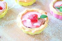 Tartelettes mit Topfen-Erdbeer-Prosecco-Creme