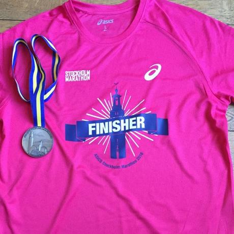 Finisher Shirt, Asics, Stockholm Marathon