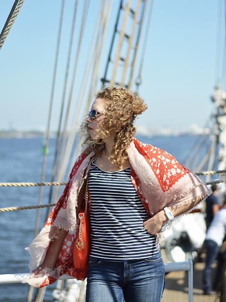 Outfit: Sailing Look with Fraas Scarf and a Voucher for you