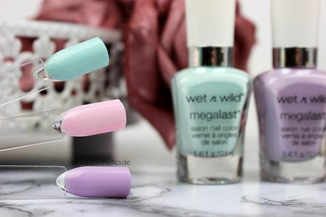 Wet-n-Wild-Megalast-Salon-Nail-Color-Kiss-my-Mints&Lay-out-in-Lavender&Love-Fest