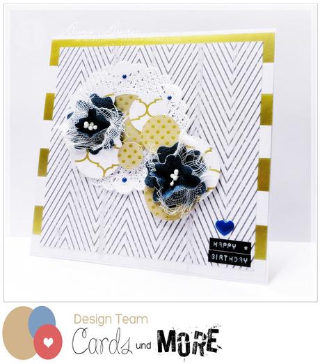 Happy Birthay Card | Cards und More Shop Blog Challenge No.1 | Sketch