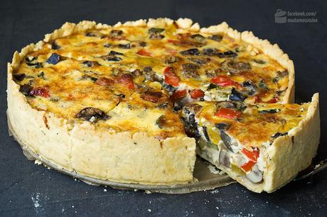 Ratatouille-Quiche (Gemüsekuchen) | Madame Cuisine Rezept