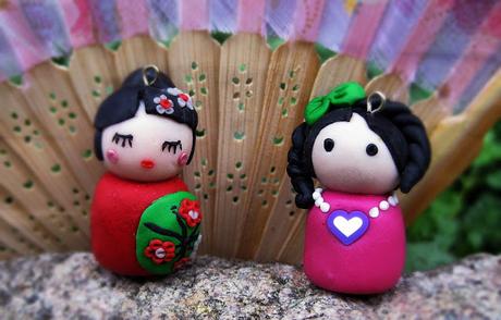 Jaimee knetet zwei asiatische Mädels aus FIMO Jaimee knetet zwei asiatische Mädels aus FIMO