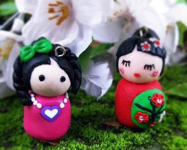 Jaimee knetet zwei asiatische Mädels aus FIMO