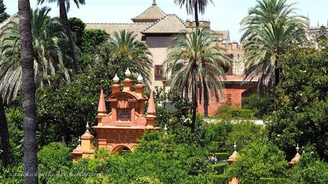 Garten des Alcázar von Sevilla