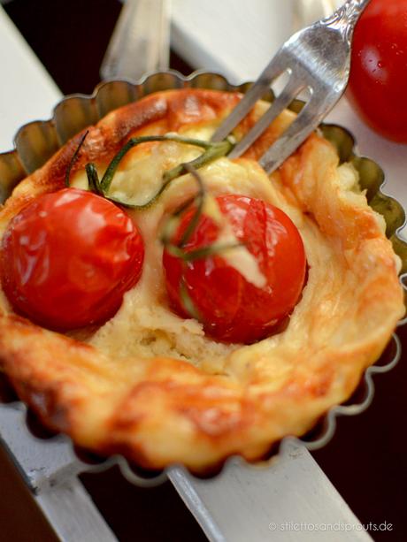 Tomaten-Tarteletts mit Ziegenkäse