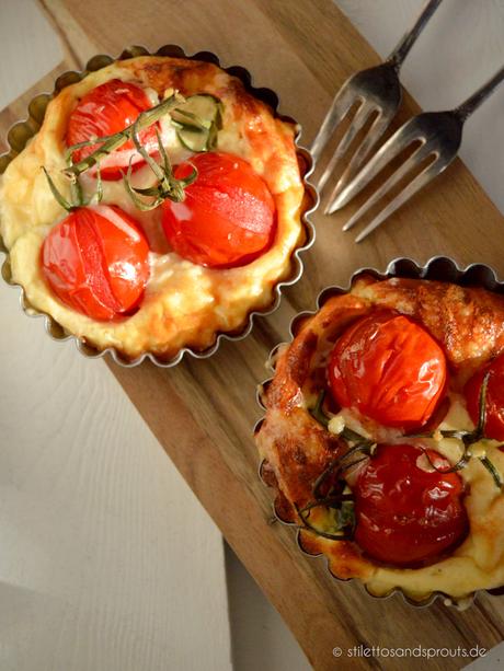 Tomaten-Tarteletts mit Ziegenkäse