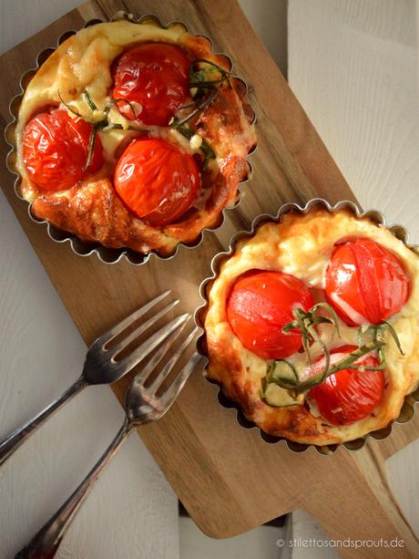 Tomaten-Tarteletts mit Ziegenkäse