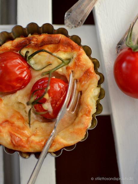 Tomaten-Tarteletts mit Ziegenkäse