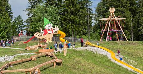 Mariazeller Bürgeralpe eröffnete neuen Spielepark „Biberwasser“