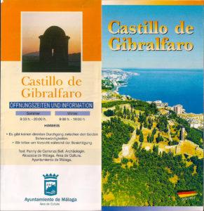 Flyer zur Burg Gibralfaro