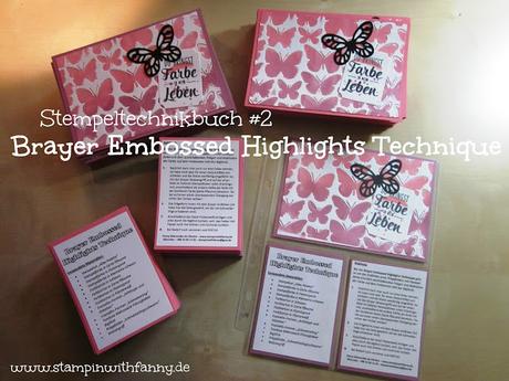 Brayer Embossed Highlights-Technik - Stempeltechnikbuch #2