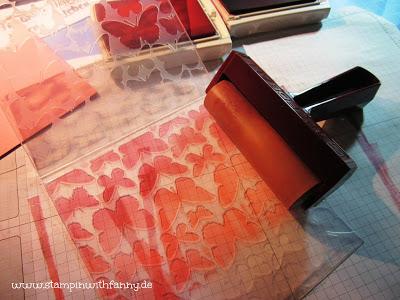 Brayer Embossed Highlights-Technik - Stempeltechnikbuch #2