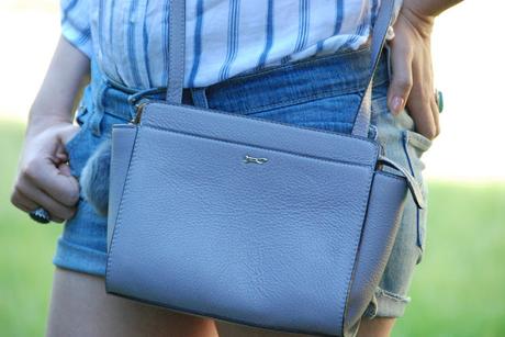 {OOTD} Streifenbluse trifft auf Jeansshort {OOTD} Streifenbluse trifft auf Jeansshort