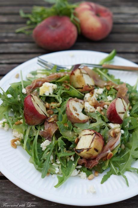 Sommer Pfirsich Salat5