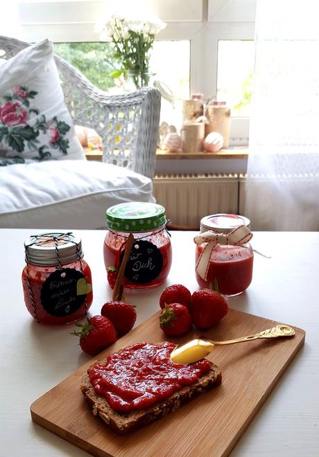 Drehtermin in meiner Küche: Marmelade aus Erdbeer, Kokos und Limette